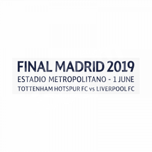 2019 Tottenham Final Champions League MDT Match Detail Patch Repro