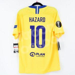 2018-19 Chelsea Europa League Away Authentic Shirt #10 HAZARD *New* L - Image 1