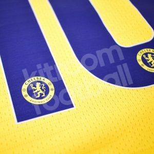 2018-19 Chelsea Europa League Away Authentic Shirt #10 HAZARD *New* L - Image 3