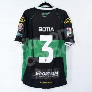 2013-14 Elche Away Shirt #3 BOTIA Acerbis Match Worn
