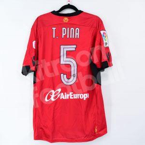 2012-13 Mallorca Home Shirt #5 T. PINA Match Worn Macron