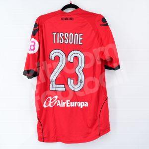 2012-13 Mallorca Home Shirt #5 TISSONE Match Worn Macron