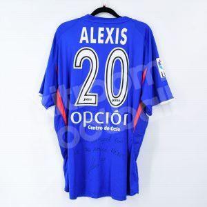 2006-07 Getafe Home Shirt #20 ALEXIS Joma Match Worn Signed