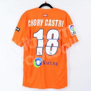 2012-13 Real Sociedad Away Shirt #18 CHORY CASTRO Match Worn