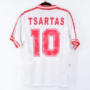 1998-99 Sevilla FC Home Shirt #10 TSARTAS Umbro (Very Good) M - Image 1