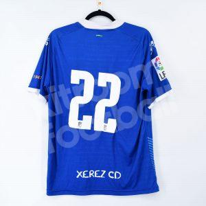 2012-13 Xerez Deportivo Home Shirt #22 Match Worn