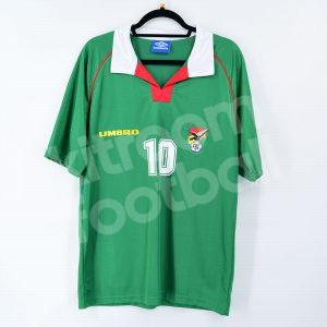 1994 Bolivia Home Shirt #10 ETCHEVERRY World Cup USA 1994 (Very Good) M - Image 3