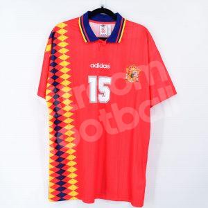 1994 Spain Home Shirt #15 CAMINERO World Cup USA 1994 (Excellent) XL - Image 3