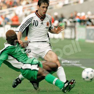 Spain Away Shirt #10 RAUL World Cup France 1998 (Good) XS - Image 4