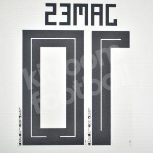 2018 Colombia Home Name Set #10 JAMES Player Issue Dekographics - Image 3