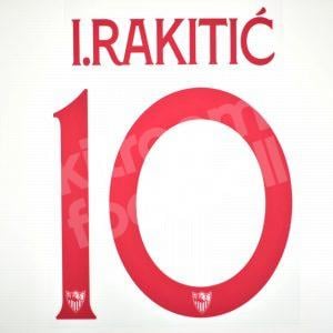 2020-21 Sevilla Europa Home Name Set Player Issue #10 I. RAKITIC