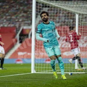 2020-21 Liverpool Away Name Number Set #11 M. SALAH FA Cup Expedia Patch - Image 4