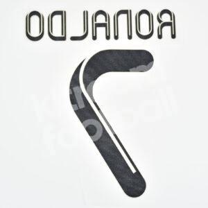 2011-12 Real Madrid Home & Away Name Set #7 Cristiano RONALDO (Repro) - Image 3