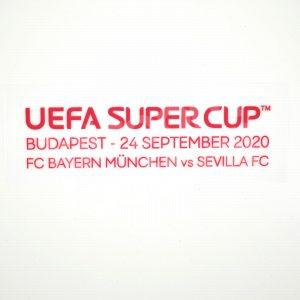 Original Player Issue Sevilla UEFA SuperCup 2020 MDT Patch Budapest