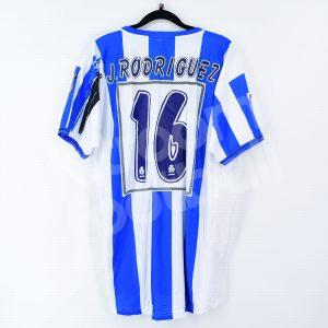 2006-07 Deportivo Home Shirt #16 JUAN RODRIGUEZ (VerGood) Match Worn