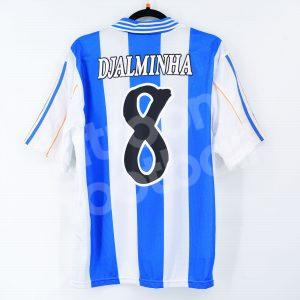 1998-99 Deportivo Home Shirt #8 DJALMINHA (Very Good) M Adidas Feiraco - Image 1