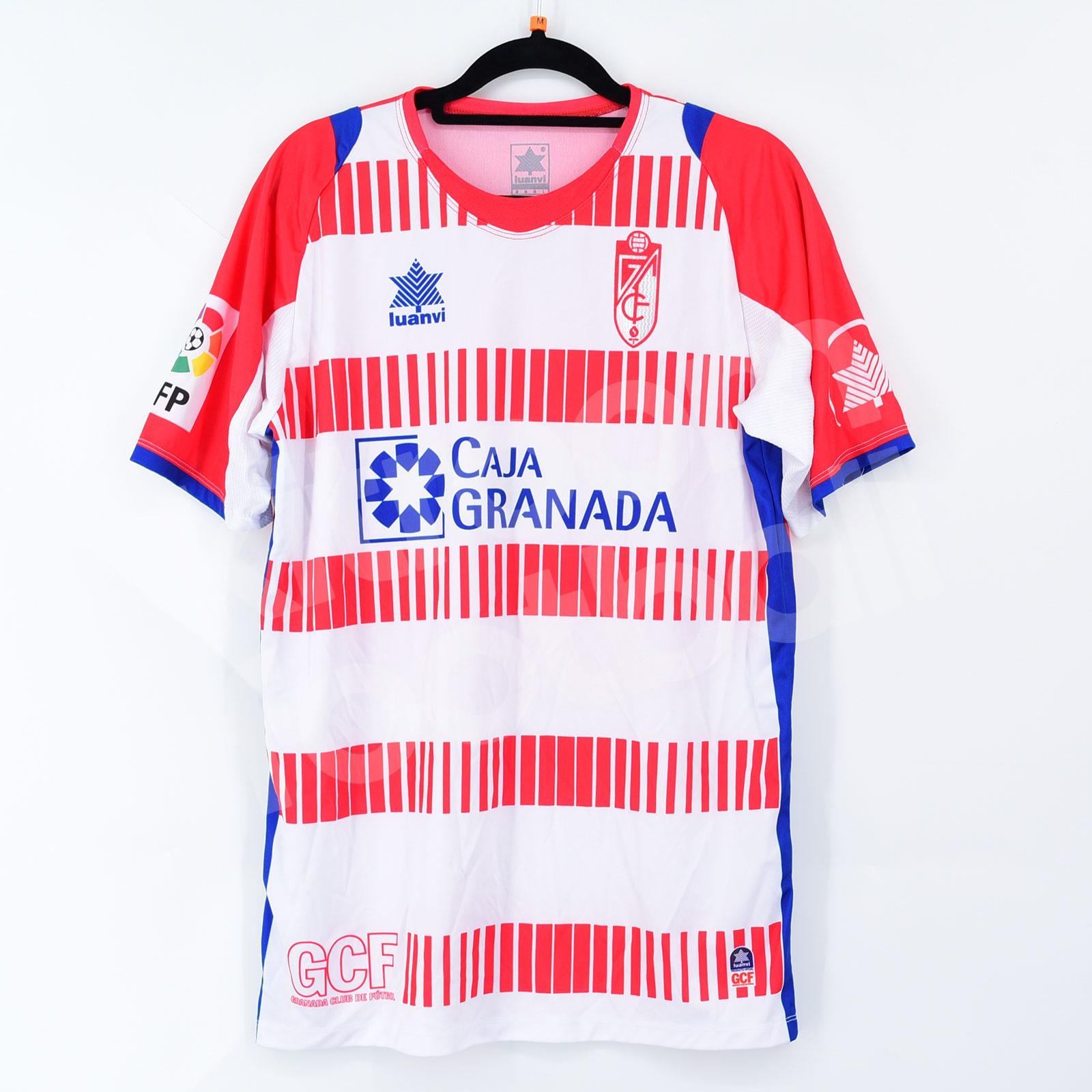 2012-13 Granada Home Shirt #21 J.M. ORTIZ Luanvi Match Worn