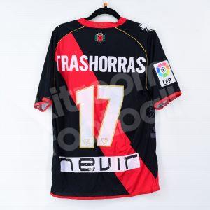 2012-13 Rayo Vallecano Away Shirt #17 TRASHORRAS Match Worn - Image 1