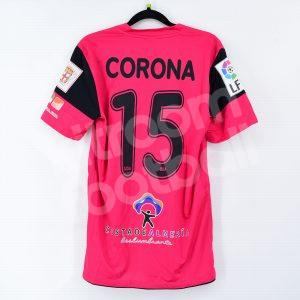 2014-15 Almería Away Shirt #15 CORONA Nike Match Worn