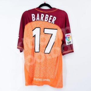 2006-07 Recreativo Huelva Away Shirt #17 BARBER Match Worn