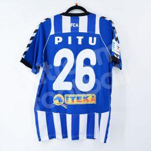 2013-14 Atromitos Home Shirt #126 PITU Match Worn - Image 1