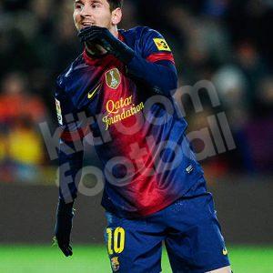 2012-13 Barcelona Home L/S Shirt #10 MESSI Nike (Good) L - Image 4