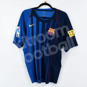 2004-05 Barcelona Away Shirt #10 RONALDINHO (Fair) M - Image 3