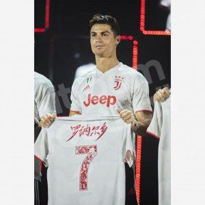 2019-20 Juventus Authentic Away Shirt Shangai Edition #7 RONALDO Climachill *New* M - Image 4