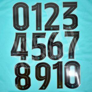2020-21 Barcelona Shorts Numbers Player Issue Avery Black Champions League (10cm)