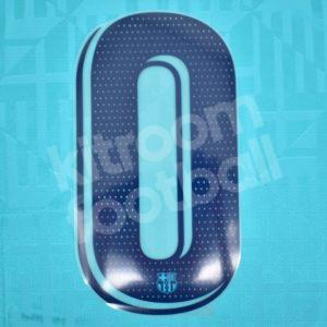 Original Player Issue 2019-20 Barcelona Third Number #0 Avery La Liga