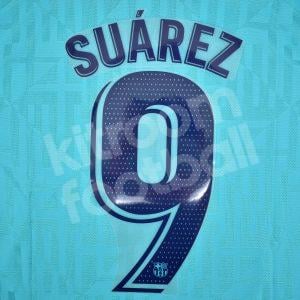2019-20 Barcelona Player Issue Name Set Third La Liga - #9 SUÁREZ