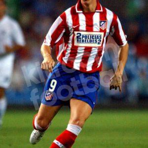 2003-04 Atletico Madrid Home Shirt #9 F. TORRES (Good) L - Image 4
