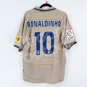 2004-05 Barcelona Third Shirt #10 RONALDINHO (Excellent) L - Image 1