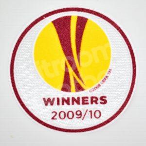 UEFA Cup 2009/10 Winners Patch Atletico de Madrid Flock 3D Repro