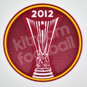 UEFA Cup 2012 Winners Patch Atletico de Madrid Flock 3D Repro