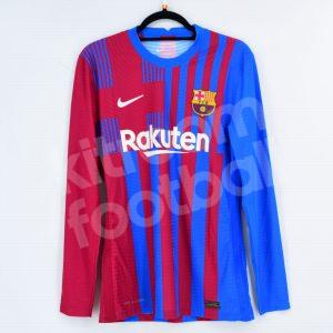 2021-22 Barcelona Home Player Issue Shirt *New* LS Size M