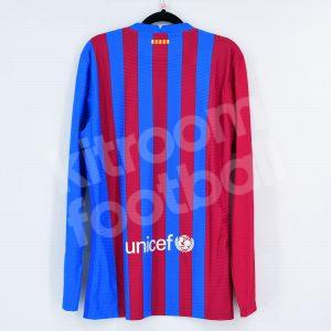 2021-22 Barcelona Home Player Issue Shirt *New* LS Size L - Image 3
