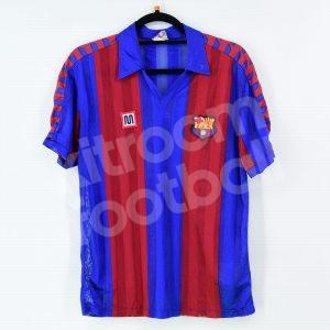 1980s Barcelona Home Shirt Meyba Summer Version Air Holes (Very Good) M