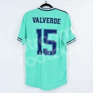 Real Madrid Third Player Issue Shirt Supercopa 2020 #15 VALVERDE M