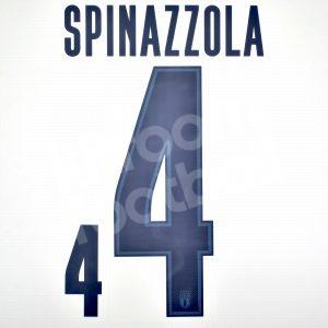 Original Player Issue Euro 2020 2021 Italy Name Set Number Away #4 SPINAZZOLA
