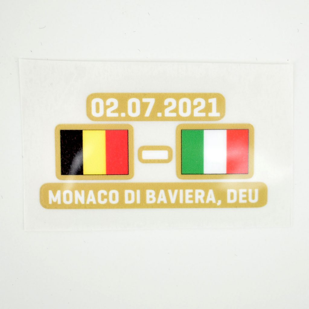 Original Player Issue Euro 2020 2021 Italy Match Detail Transfer MDT ...