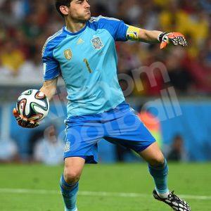 2014 World Cup Spain Player Issue Goalkeeper Shirt #1 I. CASILLAS Adizero *New* 8-L - Image 4
