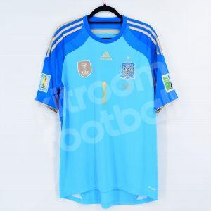 2014 World Cup Spain Goalkeeper Shirt #1 I. CASILLAS Climacool *New* L - Image 3