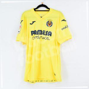2018-19 Villarreal Home Shirt #7 GERARD Match Worn M - Image 3