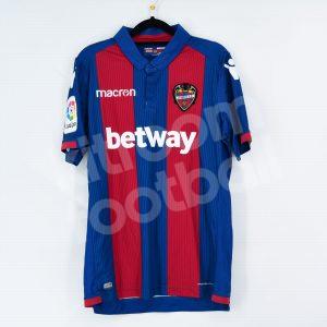 2018-19 Levante Home Shirt #2 B. MAYORAL Match Worn Signed Macron - Image 3