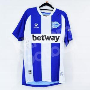 2019-20 Alaves Home Shirt #3 R. DUARTE Kelme Match Worn - Image 3