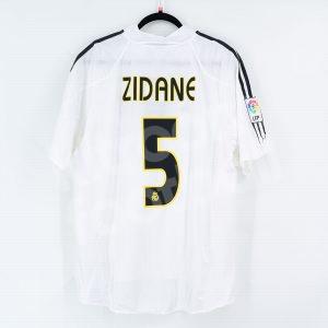 2004-05 Real Madrid Home Shirt #5 ZIDANE *New* L