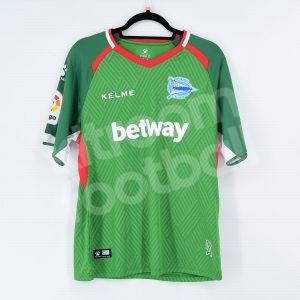 2018-19 Alaves Away Shirt #11 IBAI Kelme Match Worn L - Image 3