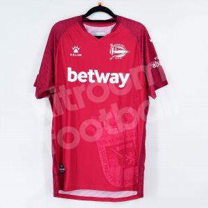 2020-21 Alaves Away #8 T. PINA Match Worn Shirt M Kelme - Image 3