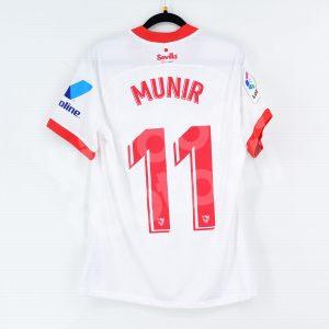2020-21 Sevilla FC Home Shirt #11 MUNIR Match Worn M